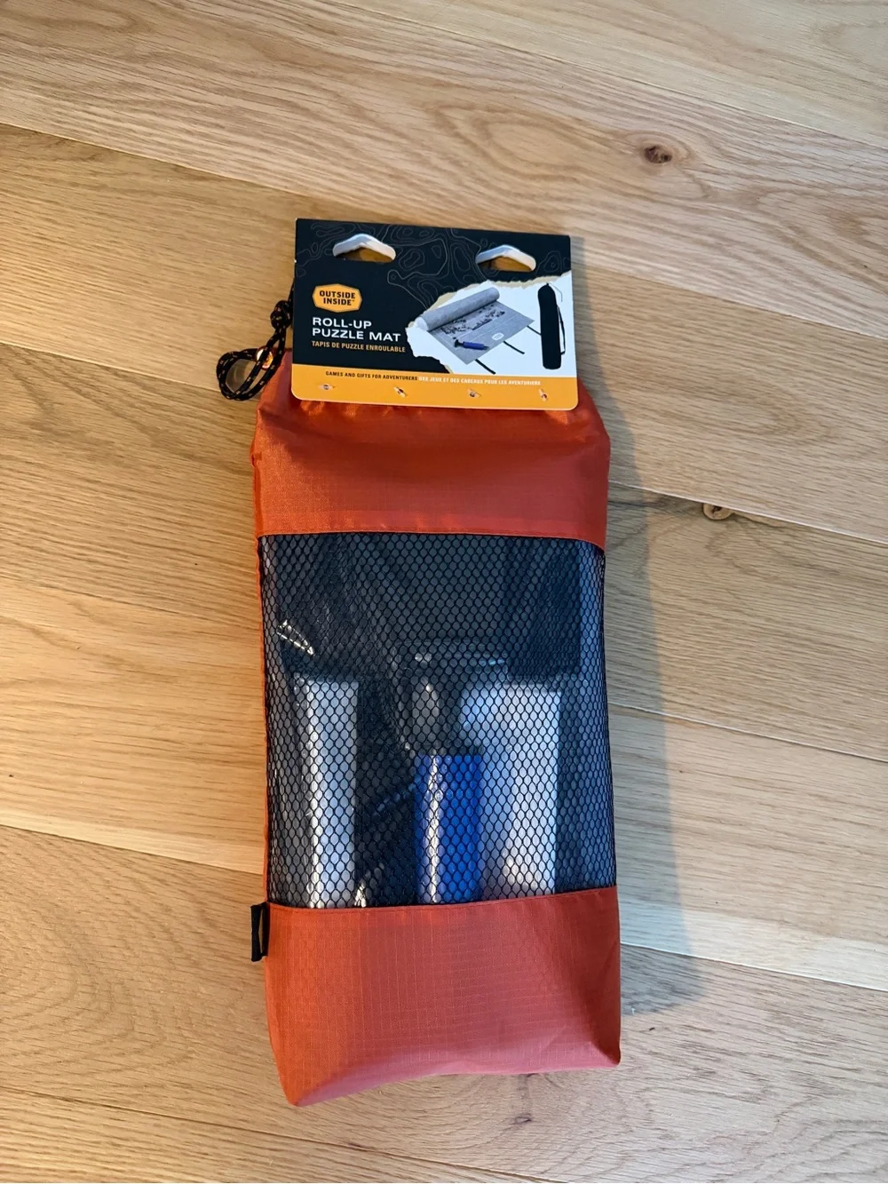 Roll-Up Puzzle Mat Storage Pouch - Orange